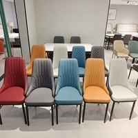 Juego de Comedor Moderno de Mesa y 6 Sillas