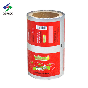DQ PACK Logo personnalisé Pâte de sauce tomate Sachet de <span class=keywords><strong>ketchup</strong></span> alimentaire Film d'emballage en rouleau - Product Image 4