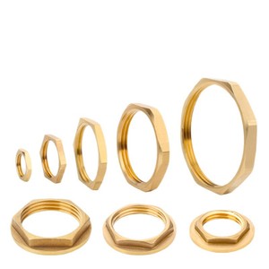 Tuerca hexagonal de latón Huihong de 1 pulgada con rosca interna GBT 6172.1-2000 Grado A, accesorio de bloqueo para equipos de comunicación - Product Image 3