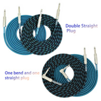 Cable de Audio Metálico Resistente de 6 Metros para Guitarra Eléctrica y Bajo con Reducción de Ruido y Compatibilidad Universal OEM Personalizable
