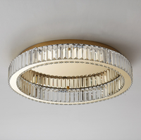 Lustre moderne minimaliste en cristal, luminaire de luxe pour chambre à coucher et salon, luminaire en acrylique haut de gamme