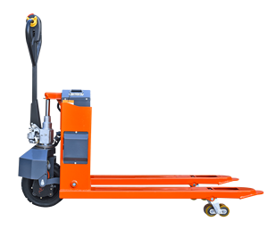Transpalette Électrique 2 Tonnes, Batterie Plomb-Acide, Pneus Pleins, Utilisation Intérieure, Usine de Fabrication, Opération Debout - Product Image 1