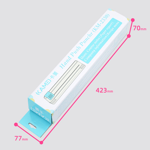 Kamei 30 lỗ Chất kết dính Punch Máy tính để bàn Craft Loose Leaf cuốn sách tay đấm đa vòng khe cắm giấy lỗ Punch với Non - Slip cơ sở - Product Image 6