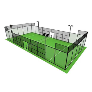 Solution tout-en-un <span class=keywords><strong>pour</strong></span> clôture de terrain de padel, enceinte sportive galvanisée à chaud avec livraison rapide <span class=keywords><strong>pour</strong></span> salle de padel intérieure - Product Image 2