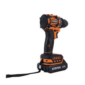 مثقاب لاسلكي كراين ليثيوم أيون 55 نيوتن متر 21 فولت مع شاحن ومجموعة آلة أصلية، مثقاب طرق كهربائي - Product Image 2