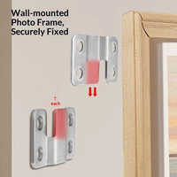 Connecteur mural en acier inoxydable personnalisé, quincaillerie de suspension dissimulée pour meubles, pour la décoration intérieure