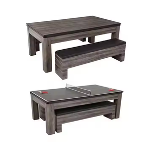 <span class=keywords><strong>Precio</strong></span> de fábrica profesional Estilo moderno Madera maciza <span class=keywords><strong>Mesa</strong></span> de <span class=keywords><strong>billar</strong></span> Tenis <span class=keywords><strong>Mesa</strong></span> de <span class=keywords><strong>comedor</strong></span> 4 en 1 para entretenimiento familiar - Product Image 4