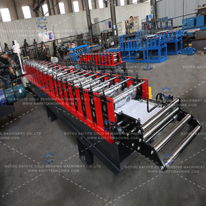 Machine de formage à rouleaux pour gouttières et descentes de pluie à prix d'usine, équipement de fabrication de tuyaux de descente de gouttière haute vitesse - Product Image 4