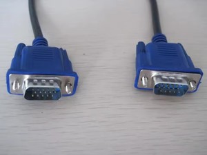 Cable de extensión de vídeo VGA de 15 pines macho para ordenador, monitor, proyector, 50 cm - Product Image 1