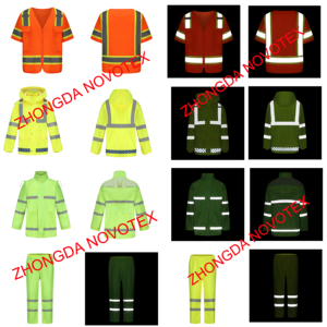कस्टम-हाय परावर्तक सुरक्षा फायरप्रूफ कपास औद्योगिक समग्र रूप से वर्कवियर लौ रेटेलेंट एफआर कवर - Product Image 6