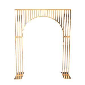 Elegant Gold Metal Arch Frame Flower Stand <b>Backdrop</b> for Wedding <b>Party</b> Supplies Decorations - Product Image 6