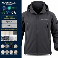 Veste d'hiver unisexe pour moto, fabrication OEM/ODM, 220g, softshell doublé polaire, capuche, col montant, poches zippées, vêtement d'extérieur