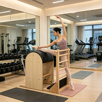 Équipement de Pilates professionnel : Ladder Barrel en érable blanc massif, appareil d'étirement dorsal pour le soulagement de la colonne vertébrale, idéal pour les cours de Pilates en groupe en studio