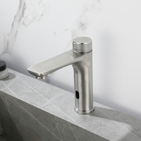 Fabricant de robinets sans contact, robinet de lavabo en laiton à poignée unique avec fonction de détection automatique
