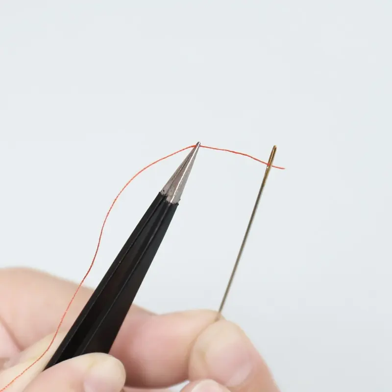 Manual Long Straight Sewing Machine Repair Clip Household Pointed Tweezers Bird's Nest Hair Picking Needlework Tool