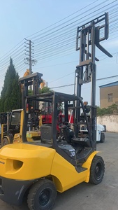 <b>Used</b> Komatsu 3 Ton FD30 Diesel Forklift Two Stage Mast with Excellent Working Condition Competitive Price for Sale China - Product Image 4
