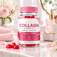 Collagène pour la peau et vitamine C, gommes au glutathion avec collagène