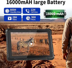 Tableta Robusta con Windows 11 Pro, Celeron de Cuatro Núcleos, 8 GB de RAM/128 GB de ROM, Tableta Windows con 4G LTE, GPS, Pantalla Táctil de 10.1 Pulgadas y Resolución de 1920x1200 - Product Image 5