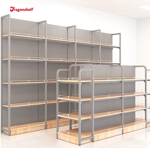 Présentoir <span class=keywords><strong>de</strong></span> gondole métallique <span class=keywords><strong>de</strong></span> support d'étagère <span class=keywords><strong>de</strong></span> supermarché robuste double face moderne avec le support à <span class=keywords><strong>jouets</strong></span> à la mode pour l'épicerie - Product Image 6