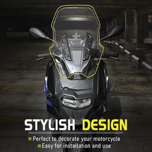 Parabrisas para Motocicleta XXUN, Deflector de Viento para <span class=keywords><strong>BMW</strong></span> C400X <span class=keywords><strong>C</strong></span> <span class=keywords><strong>400</strong></span> X 2018 2019 2020 2021 <span class=keywords><strong>2022</strong></span> 2023 2024 - Product Image 3