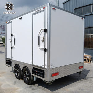 Remorque de toilettes mobiles, Tableau d'affichage sanitaire portable pour avis et engagement citoyen en extérieur - Product Image 1