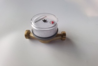 Alta calidad OEM DN15 DN20 Medidor de agua caliente de tipo seco de chorro único Medidor de agua inteligente