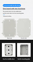 Saipwell DSAG Ip65 IP66 IP67 Boîtier de projet étanche Boîte de jonction électronique étanche Boîte de distribution en plastique ABS
