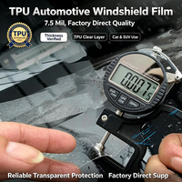 Film de protection TPU pour pare-brise de voiture, anti-éblouissement, anti-rayures, ultra-transparent, sans effet vertigineux, le plus vendu