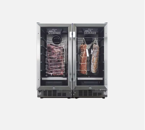 NOUVEAU! Réfrigérateur commercial de maturation à sec avec contrôle d'humidité intégré, 2 portes et 2 étagères - Réfrigérateur de maturation de viande - Product Image 2