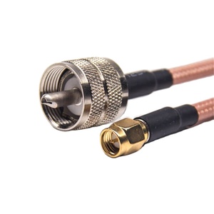 Uhf nam cắm để SMA Nam Jack SMA ổ cắm RF kết nối với cáp đồng trục rg178 lmr195 rg316 - Product Image 1