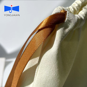<span class=keywords><strong>Cotton</strong></span> Hữu Cơ in Muslin Dây Kéo Túi biểu tượng tùy chỉnh lớn Linen bông bụi bao bì túi cho PURSE Giày Túi Xách sang trọng - Product Image 2