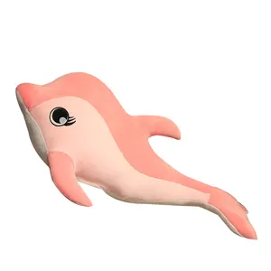 Sea animals 80 cm Super soft Pink blue green 3 colors dolphin soft toys