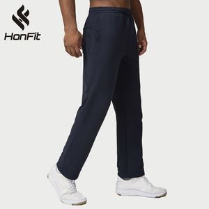 Baggy Jogger pour hommes sport entraînement pantalon droit lourd logo personnalisé homme respirant pantalon de survêtement décontracté - Product Image 2