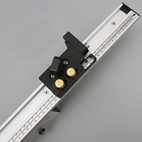 CHANSEN MG20-4 600mm Jauge d'onglet en aluminium avec butée rabattable, facile à utiliser pour scies à table, scies à ruban, profilatrices, tables de fraisage