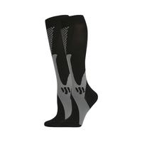 Vente en gros de chaussettes compressées élastiques pour la course à pied, le cyclisme et le sport, chaussettes de football au genou pour l'escalade pour hommes
