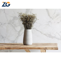 ZGSTONE Marbres Artificiels Dalle De Sol Calacatta Escalier Blanc Marbre Pierre Porcelaine Sol Table Top Dalle Cuisine Comptoir