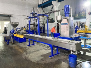 Nhựa máy đùn trục vít đôi viên làm dòng máy - Product Image 3