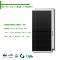 JA 555 Watts 580 Watts Module PV Panneaux solaires monocristallins à demi-cellule Stock UE PERC Type BIPV Numéro de modèle Jam54s30