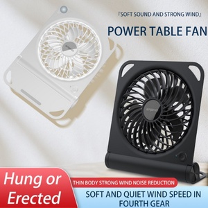 Hot Selling 2000mAh Thin Desktop Fan Portable Rechargeable Mini Desktop Fan 180 Degree <b>Folding</b> <b>Table</b> Fan - Product Image 2
