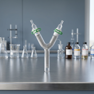 Olfactomètre en Y en acier inoxydable, diamètre du maillage 25 mm, longueur du tige 100 mm, équipement de laboratoire, griffe Yashika OEM - Product Image 5
