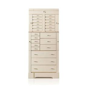 Armoire à <span class=keywords><strong>bijoux</strong></span> de style italien en MDF + bois massif, éclairage de luxe, design moderne, meubles de maison, salon, <span class=keywords><strong>miroir</strong></span> d'art personnalisé - Product Image 6