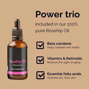 Huile de cynorrhodon de marque privée aide à éliminer les cicatrices taches sombres élimine les rides ridules peau hydratante huile principale de santé de la peau - Product Image 5