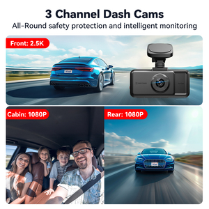 REDTIGER Distributeur A6 Caméra embarquée 4K double vision nocturne avant et arrière avec WiFi et GPS intégrés, mode stationnement 24h - Product Image 4