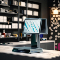 Caisse enregistreuse POS à balance intégrée AI de haute précision avec impression d'étiquettes de code-barres de pesage Balance POS de supermarché