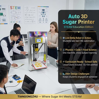 Nueva Impresora Automática 3D de Arte en Azúcar STEAM, Demostración en Vivo de Robot CNC, Diseño Pikachu, para Escuelas, Laboratorios y Aulas, CE FDA TH3D-170, Acero Inoxidable 304