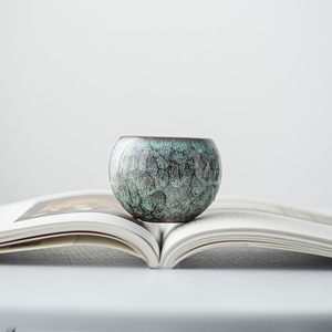 Kiln-turned Jianzhan <b>Tea</b> <b>Cup</b> Five Elements Tianmu Single Master <b>Tea</b> Tasting Gift Box <b>Set</b> Business Gift Wholesale Light Luxury - Product Image 4