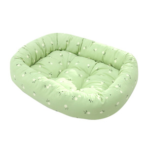 Floral Round <b>Cat</b> Bed Polyester Fiber Fill Soft Comfortable Pet <b>Mat</b> For Indoor <b>Cats</b> - Product Image 5
