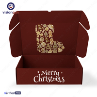 2025 Odm nuevo diseño Popular cartón corrugado regalo correo compras caja de correo personalizada con usted logotipo para embalaje de entrega