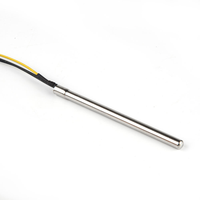 Capteur de température NTC (thermistance) en acier inoxydable, capteur de température industriel pour utilisation automobile, tube thermorétractable