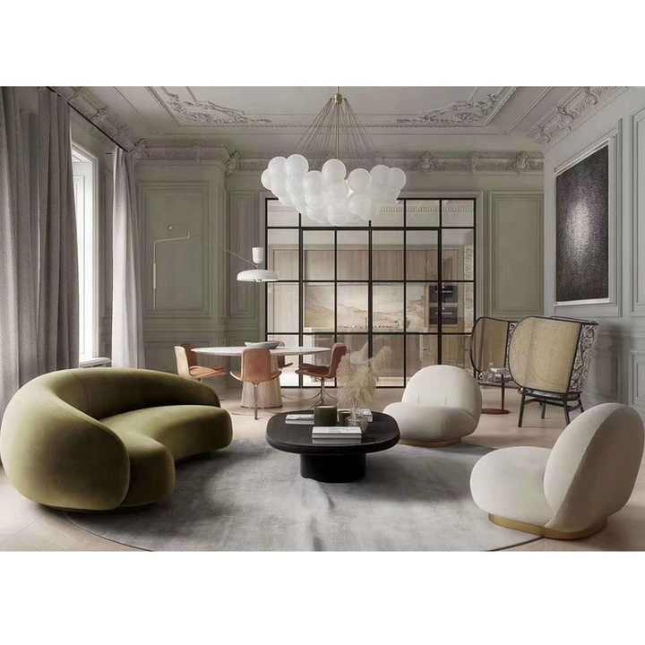 クレセントソファ crescent shaped sofa designs, crescent